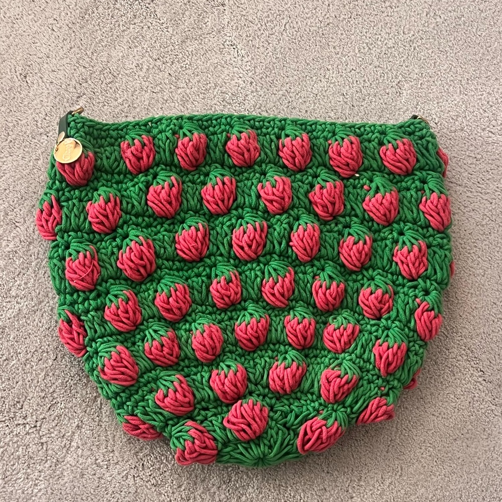 Clare V. Green and Pink bag